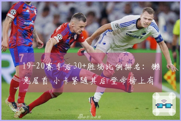 19-20赛季后30+胜场比例排名：獭兔居首 小卡紧随其后 登帝榜上有名